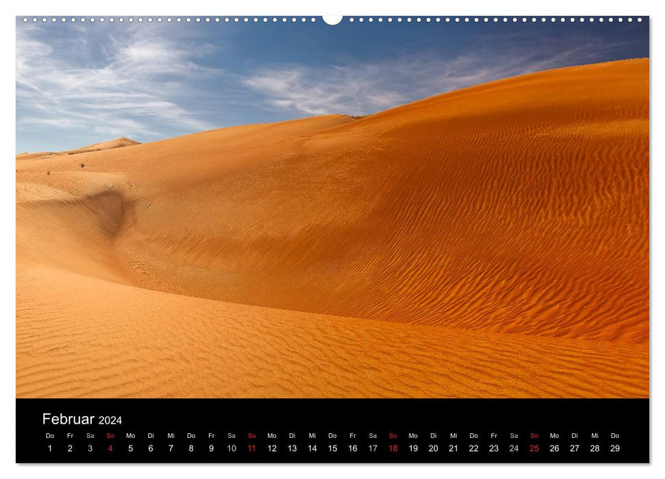 Emirates, entre jour et nuit (calendrier mural CALVENDO 2024) 