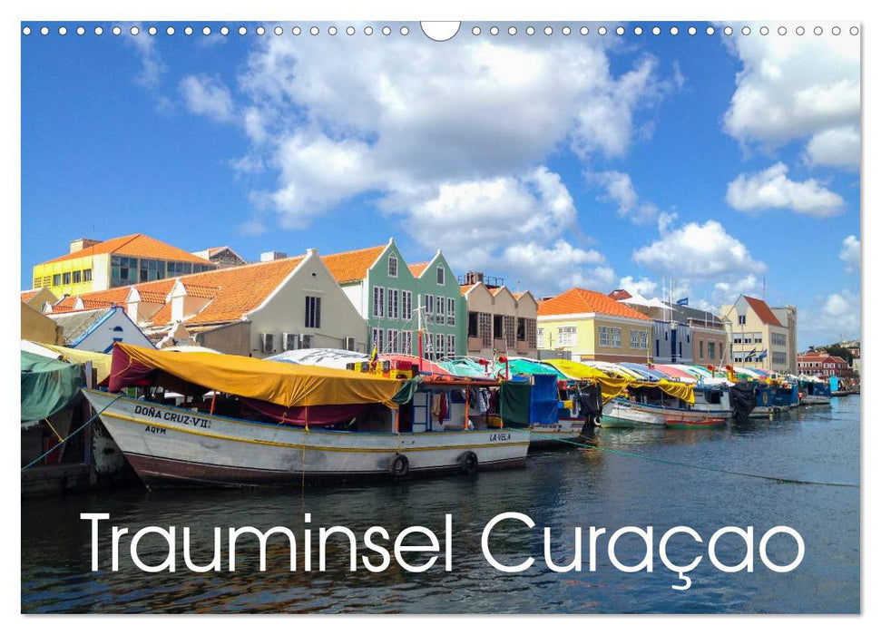 Île de rêve Curaçao (Calendrier mural CALVENDO 2024) 
