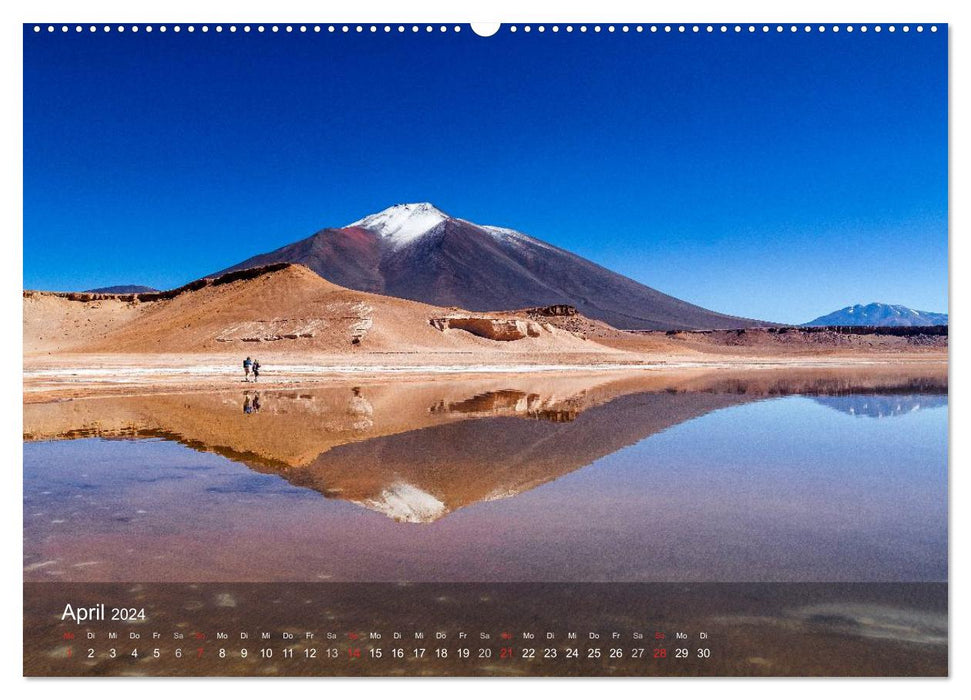Atacama – Symphonie des couleurs dans le nord du Chili (Calendrier mural CALVENDO Premium 2024) 
