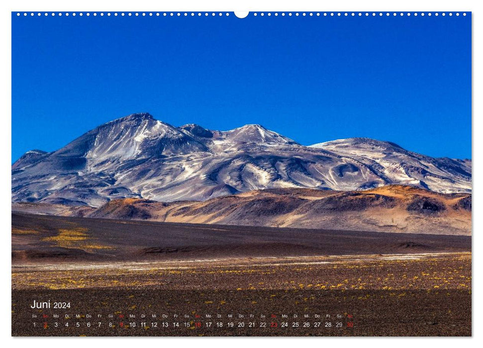 Atacama – Symphonie des couleurs dans le nord du Chili (Calendrier mural CALVENDO Premium 2024) 