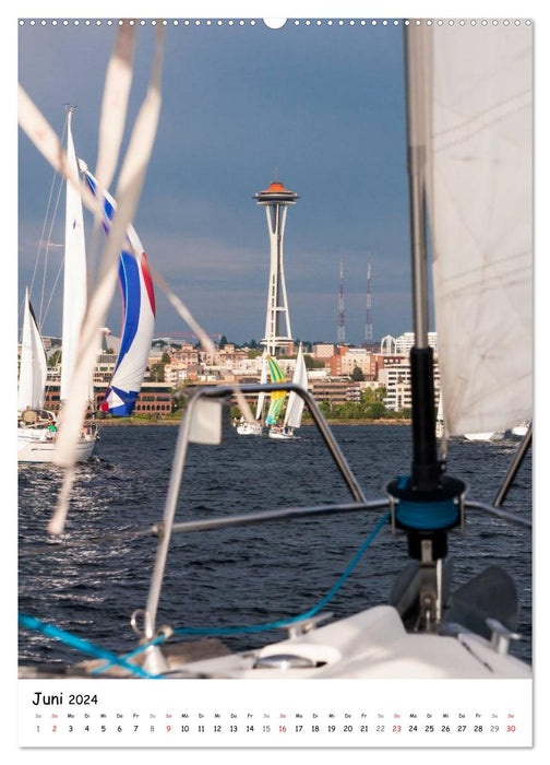 Seattle - Moderne Stadt des Nordwestens (CALVENDO Premium Wandkalender 2024)