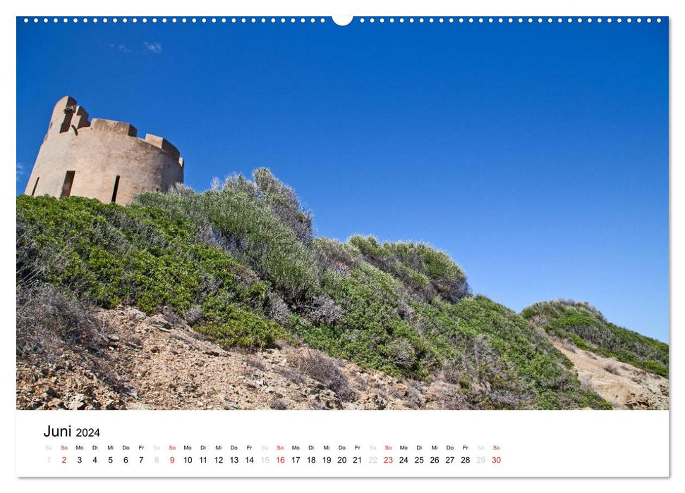 Sud-est de la Sardaigne (Calendrier mural CALVENDO 2024) 