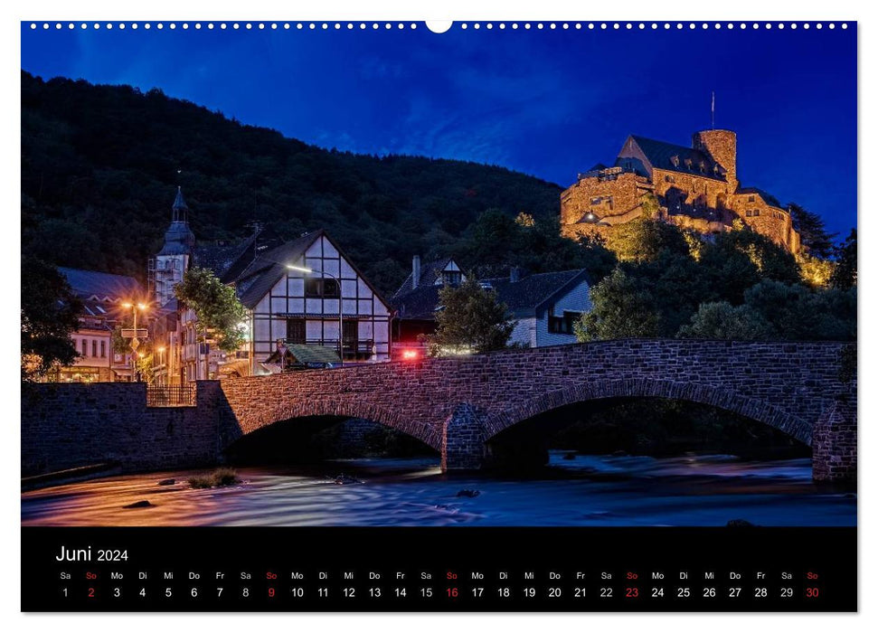 Nocturnal cities (CALVENDO wall calendar 2024) 