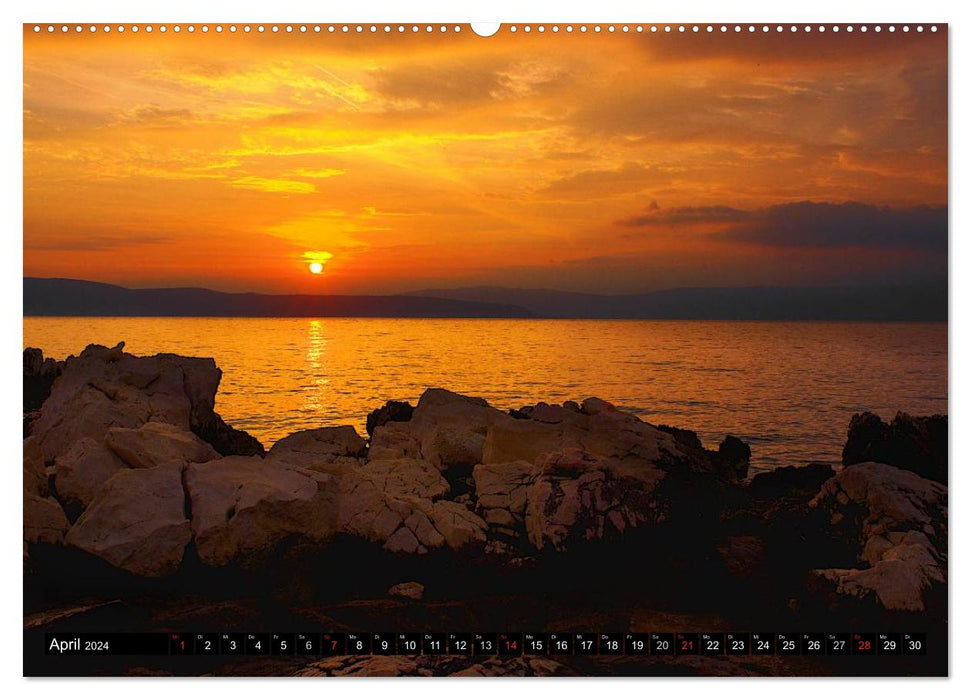 Rund um Krk (CALVENDO Premium Wandkalender 2024)