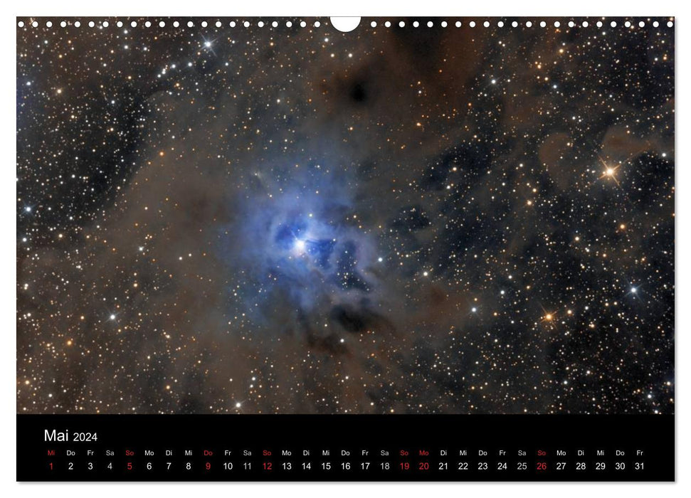 Die Galaxie im Garten (CALVENDO Wandkalender 2024)