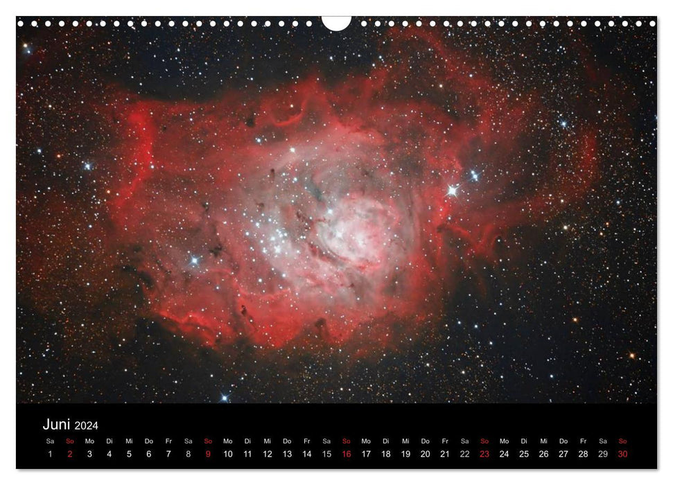 Die Galaxie im Garten (CALVENDO Wandkalender 2024)