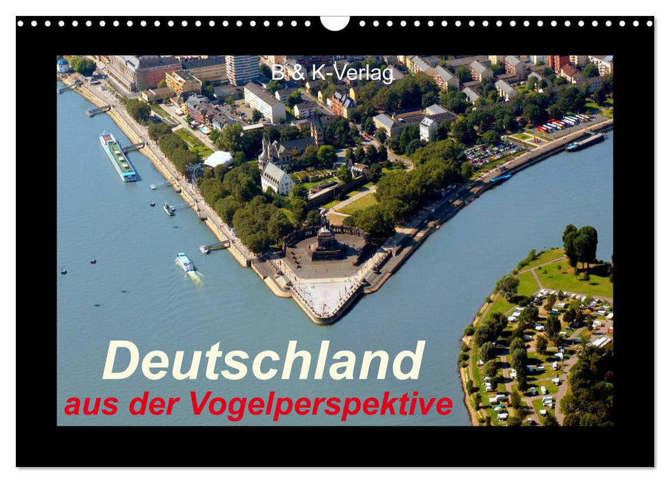 Deutschland aus der Vogelperspektive (CALVENDO Wandkalender 2024)