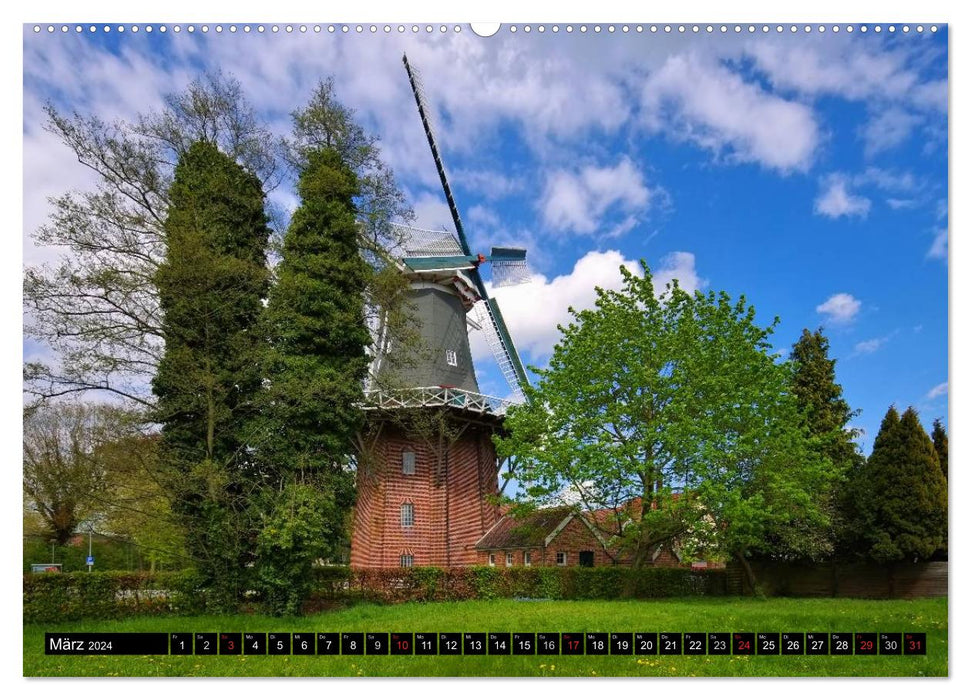 Papenburg and the Rheiderland (CALVENDO wall calendar 2024) 