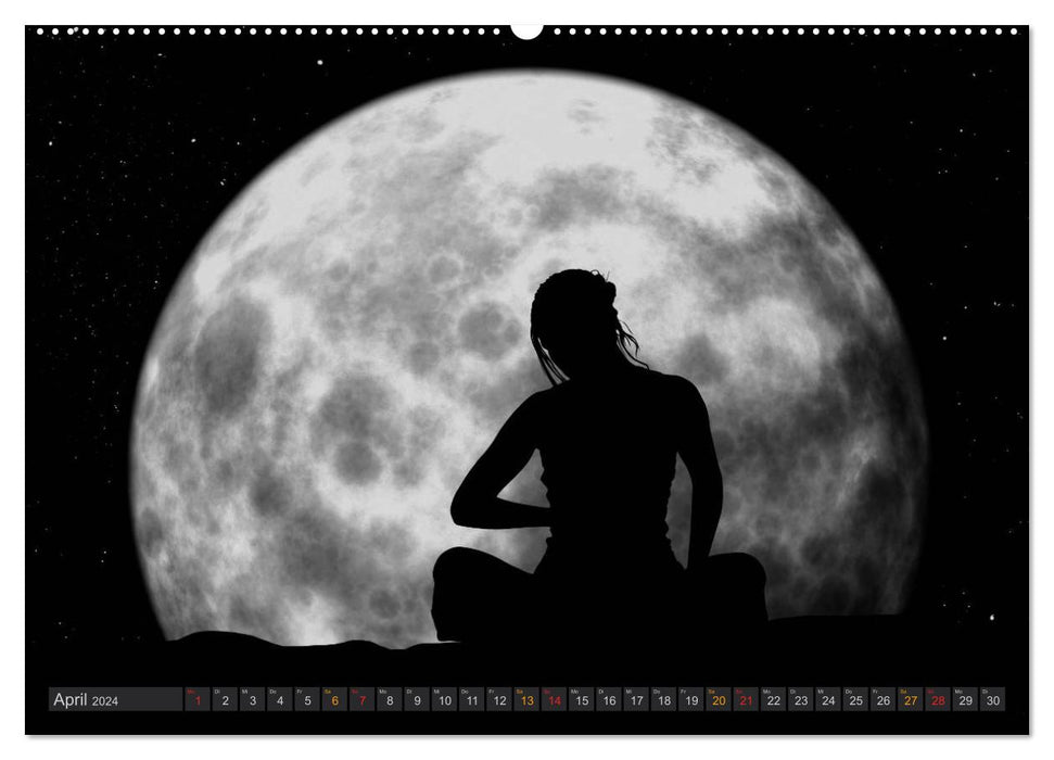 Sonne und Mond - faszinierend und anziehend (CALVENDO Wandkalender 2024)