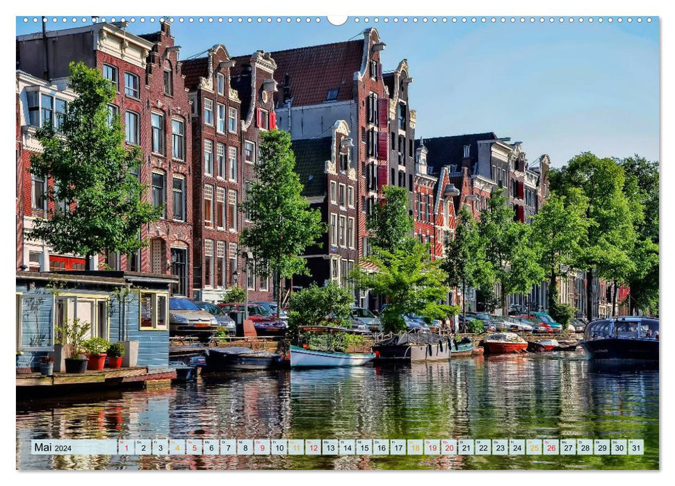 Amsterdam - Venedig des Nordens (CALVENDO Wandkalender 2024)