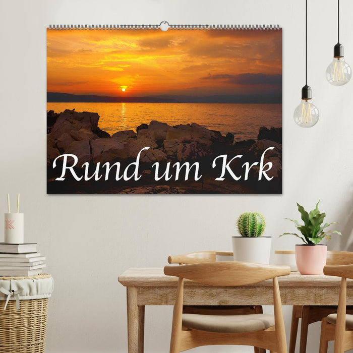 Around Krk (CALVENDO wall calendar 2024) 