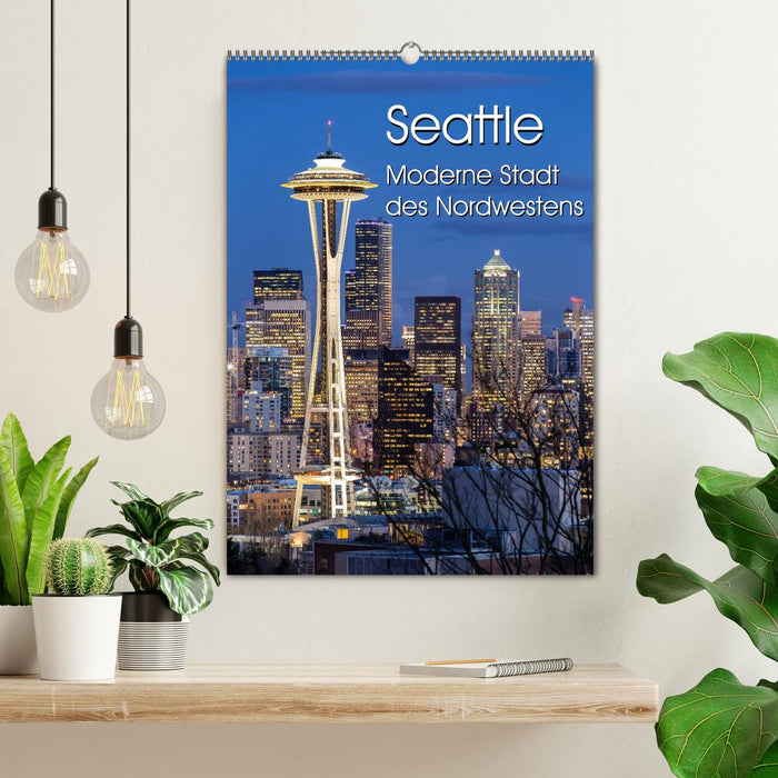 Seattle - Moderne Stadt des Nordwestens (CALVENDO Wandkalender 2024)