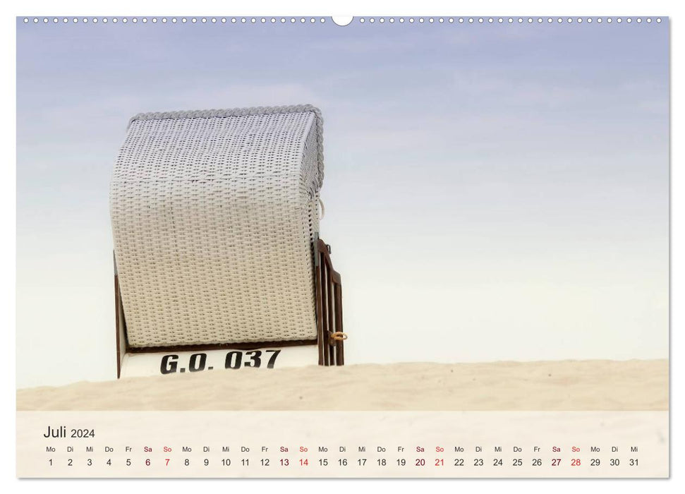 Rügen Island and Hiddensee (CALVENDO Premium Wall Calendar 2024) 