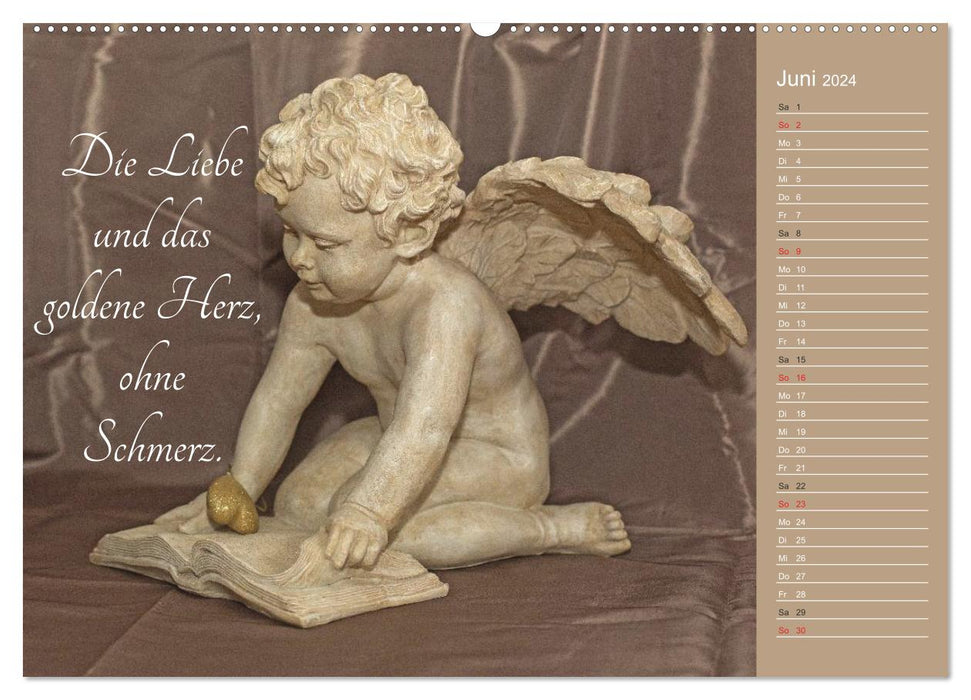 Angel - The Words of Love (CALVENDO Premium Wall Calendar 2024) 