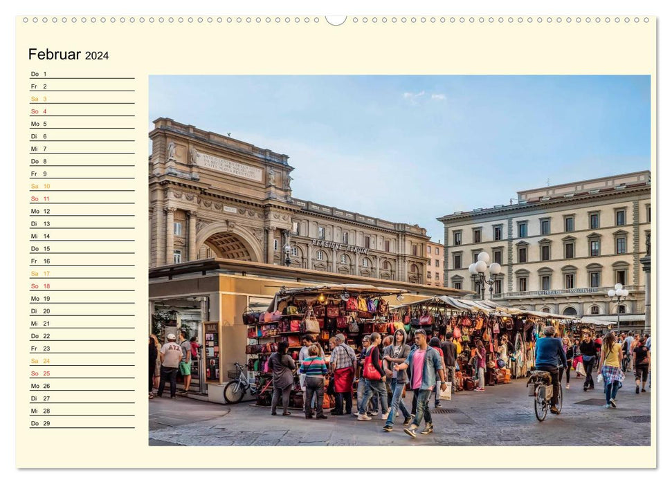 Florence - Beauté en Toscane (Calendrier mural CALVENDO 2024) 