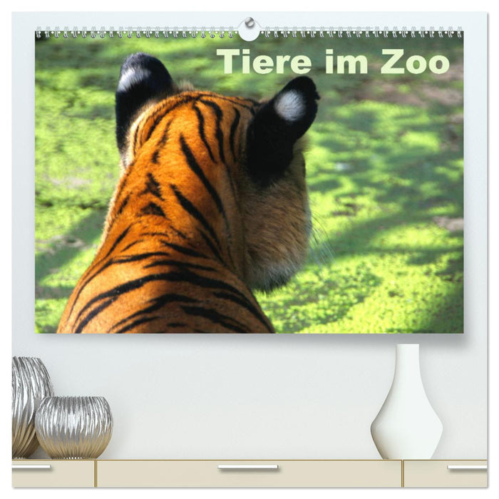 Tiere im Zoo (CALVENDO Premium Wandkalender 2024)