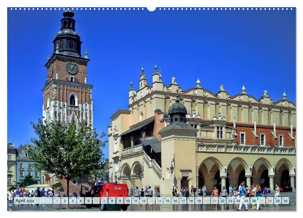 Krakau - das polnische Florenz (CALVENDO Wandkalender 2024)