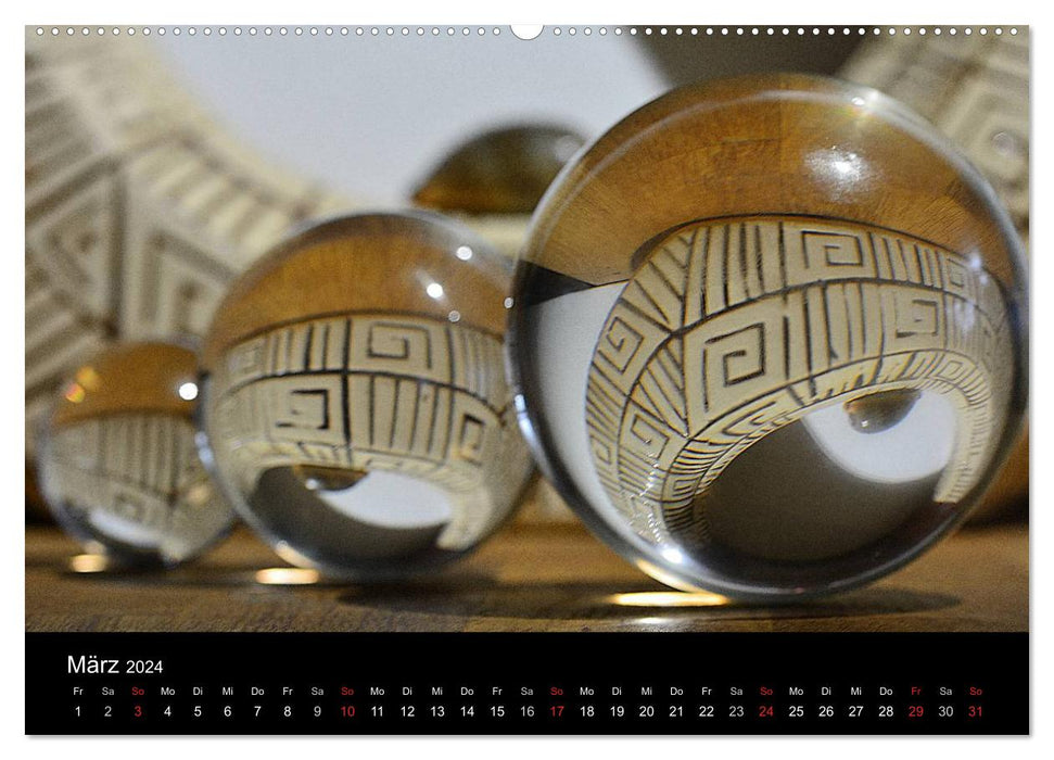 Light and Glass - New Photo Impressions (CALVENDO Premium Wall Calendar 2024) 