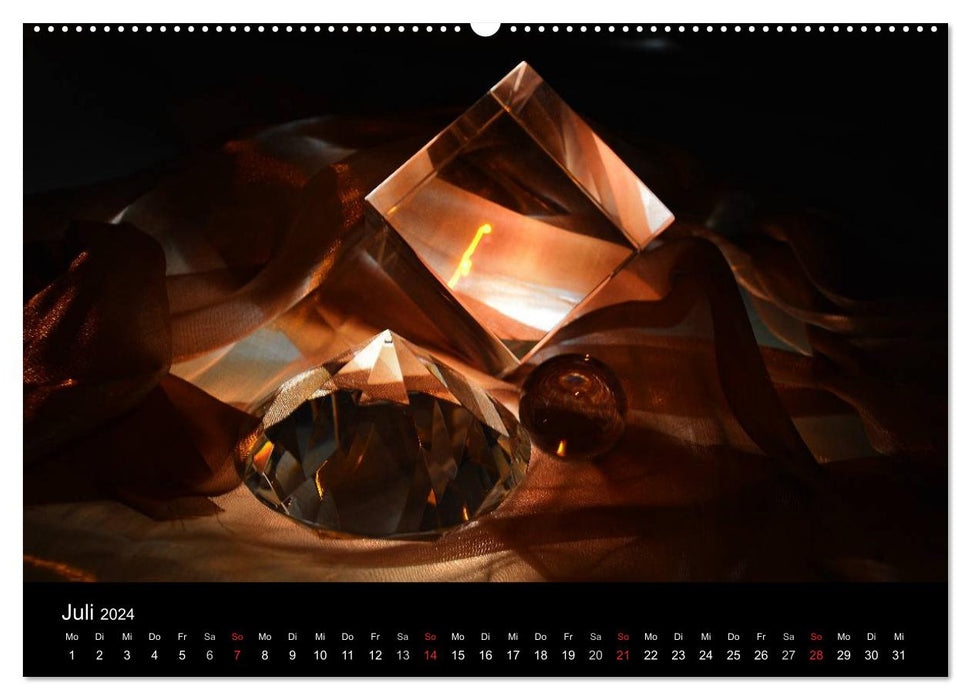 Licht und Glas - Neue Fotoimpressionen (CALVENDO Premium Wandkalender 2024)