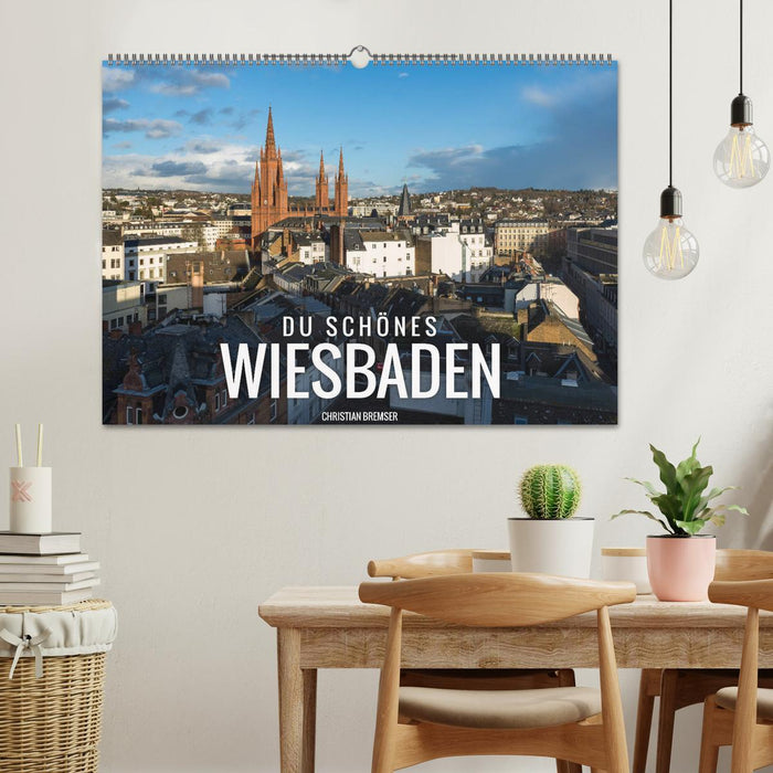 Toi belle Wiesbaden (Calendrier mural CALVENDO 2024) 