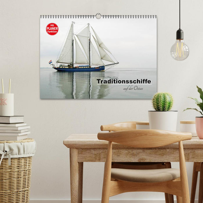 Traditional ships on the Baltic Sea (CALVENDO wall calendar 2024) 