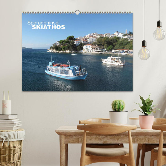 Skiathos de l'île des Sporades (Calvendo mural CALVENDO 2024) 