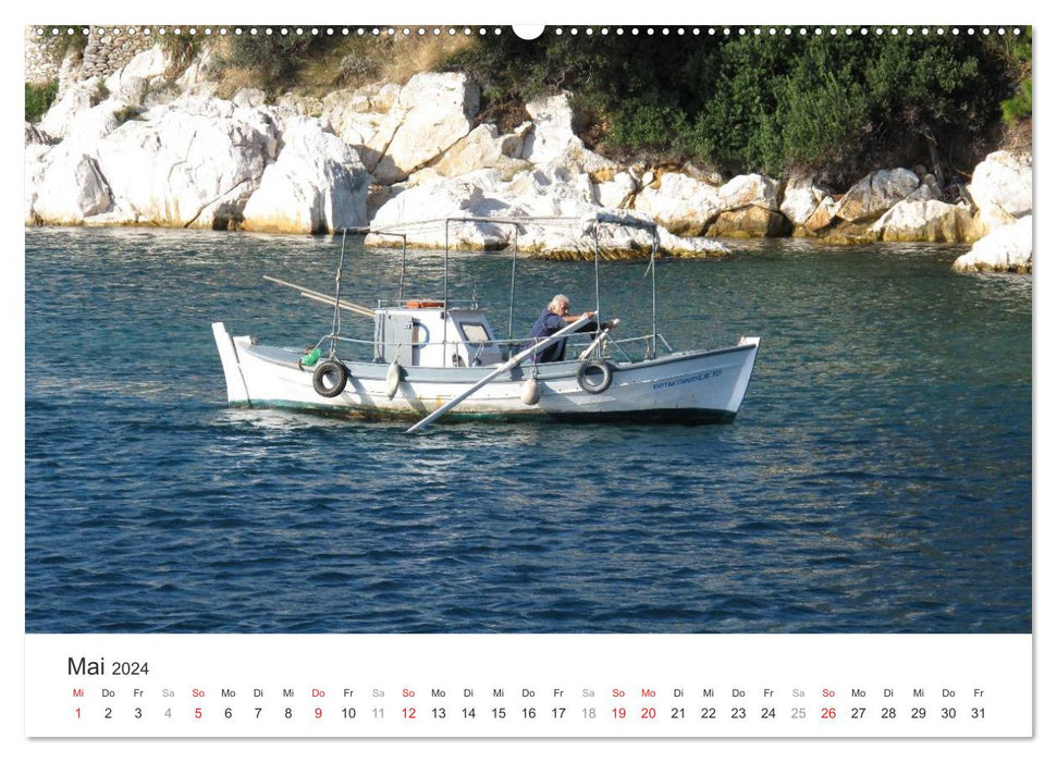 Sporades Island Skiathos (CALVENDO Wall Calendar 2024) 