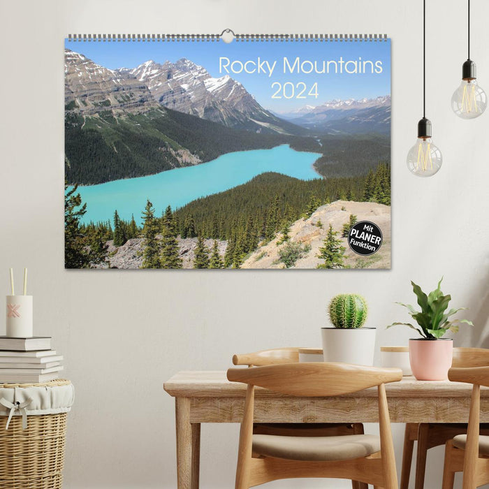 Montagnes Rocheuses 2024 (calendrier mural CALVENDO 2024) 