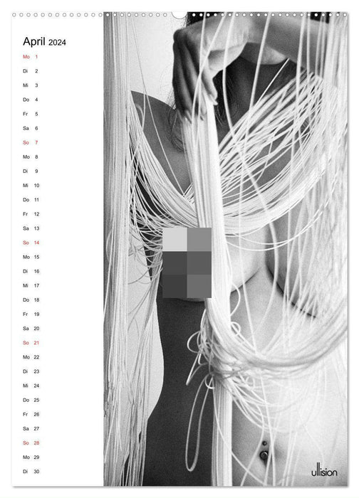 Thread games - modern nude photography (CALVENDO wall calendar 2024) 