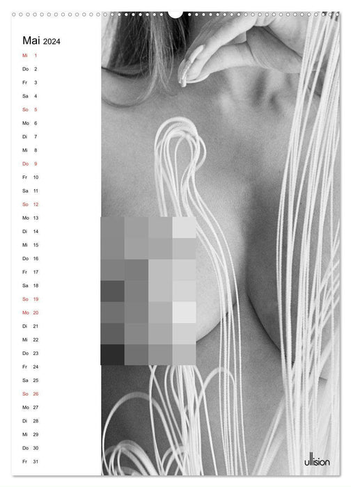 Thread games - modern nude photography (CALVENDO wall calendar 2024) 