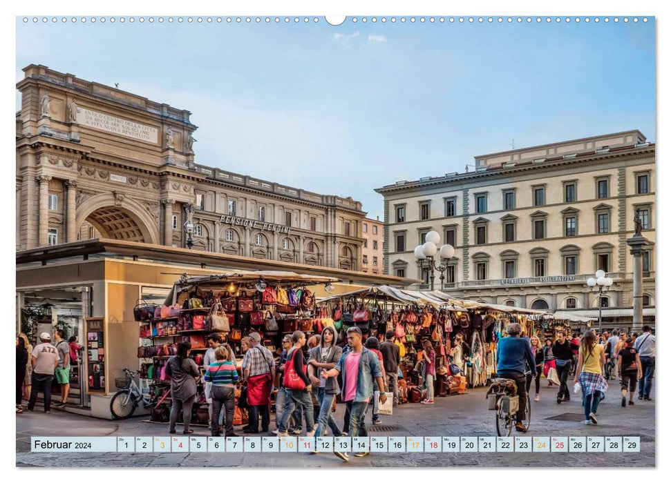 Florence - Beauté en Toscane (Calendrier mural CALVENDO 2024) 