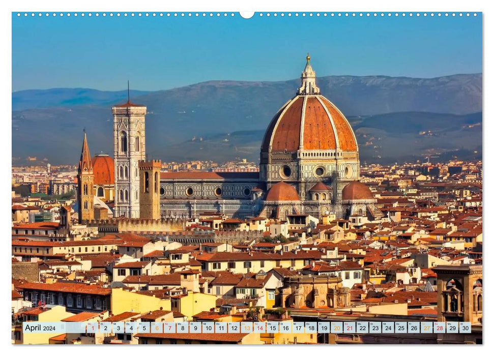 Florence - Beauté en Toscane (Calendrier mural CALVENDO 2024) 