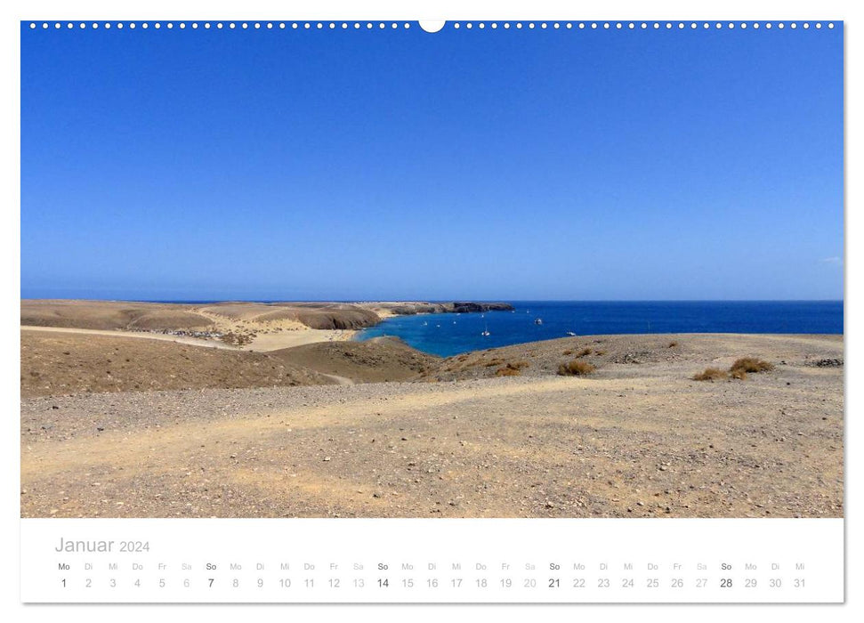 Die unwirkliche Welt von Lanzarote (CALVENDO Premium Wandkalender 2024)