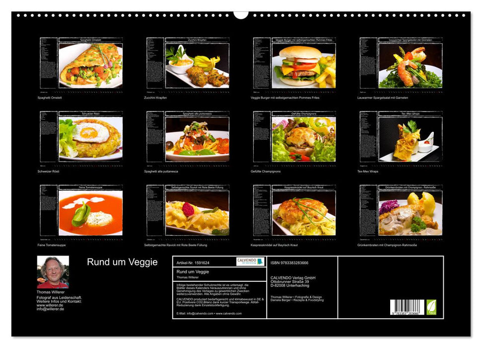 Rund um Veggie (CALVENDO Wandkalender 2024)