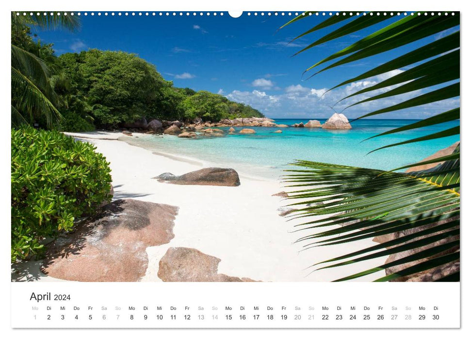 Seychelles - Bienvenue au paradis (Calvendo Premium Wall Calendar 2024) 