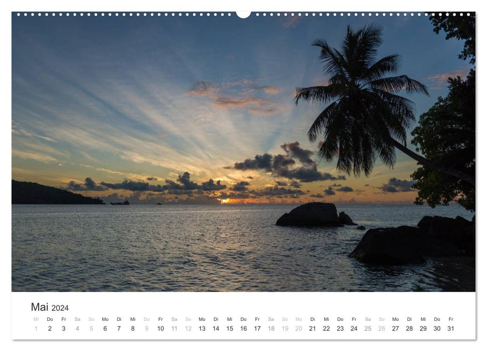 Seychellen - Willkommen im Paradies (CALVENDO Premium Wandkalender 2024)