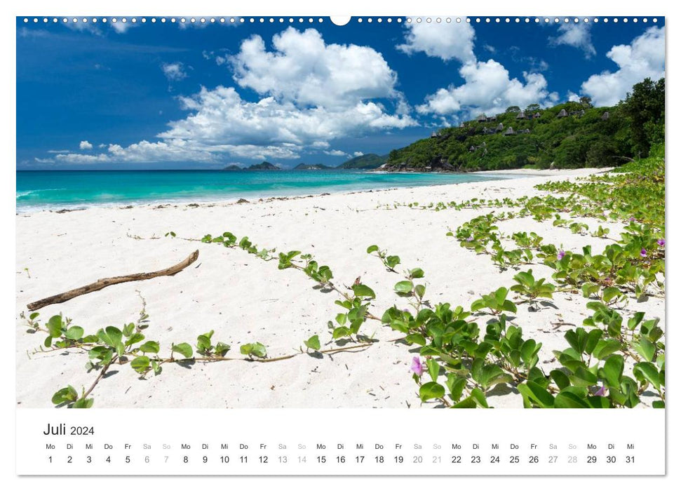Seychelles - Bienvenue au paradis (Calvendo Premium Wall Calendar 2024) 