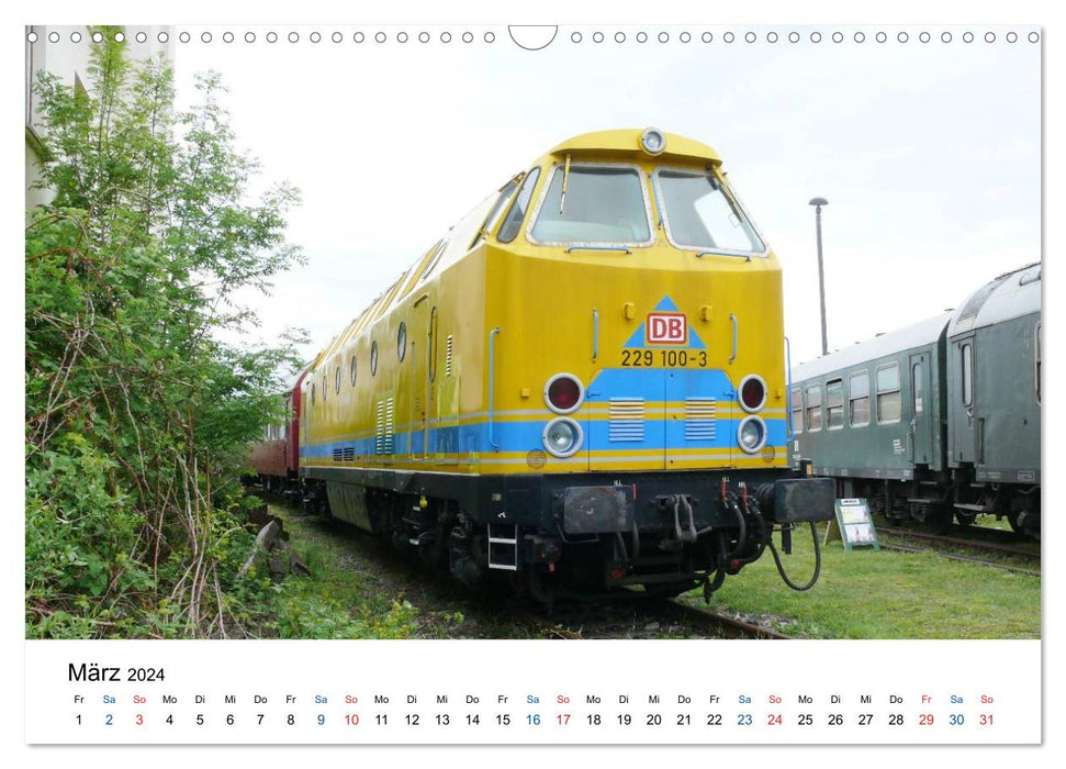 U-Boot trifft Babelsbergerin. Die Baureihen 118 und 119 der Deutschen Reichsbahn (CALVENDO Wandkalender 2024)