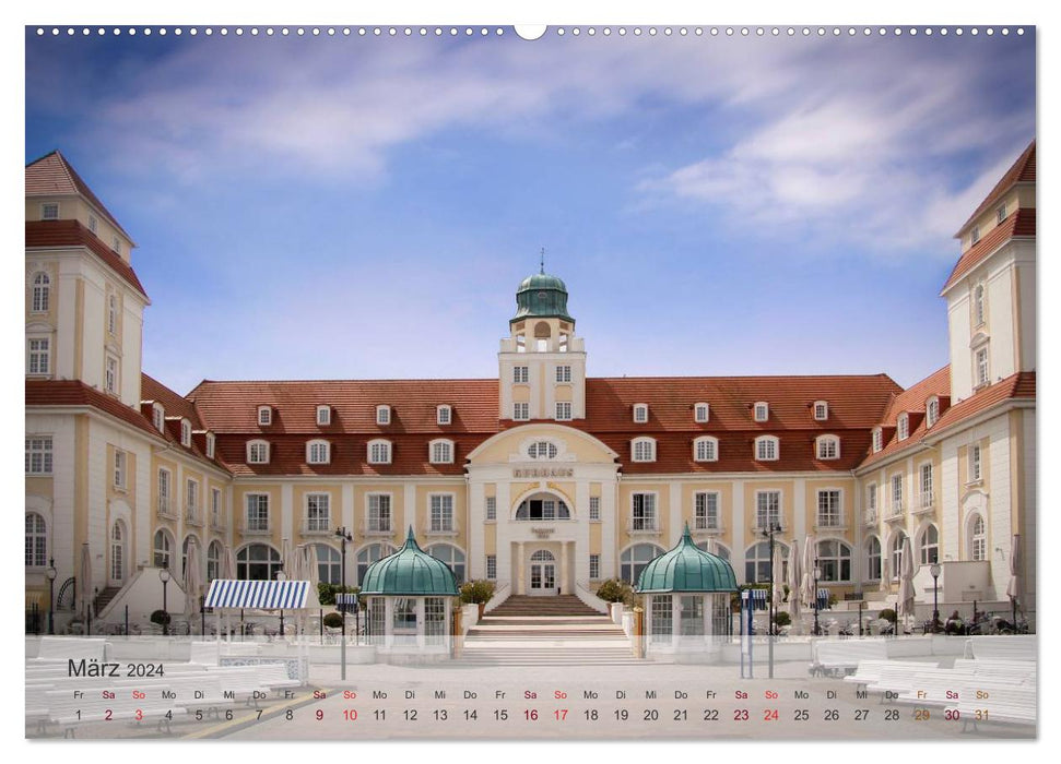 Insel Rügen und Hiddensee (CALVENDO Wandkalender 2024)