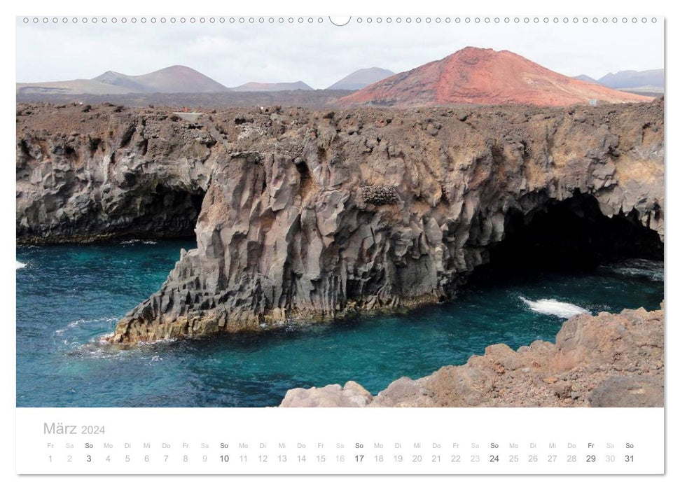 The unreal world of Lanzarote (CALVENDO wall calendar 2024) 