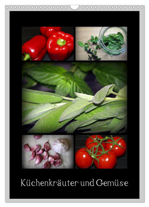 Culinary herbs and vegetables (CALVENDO wall calendar 2024) 