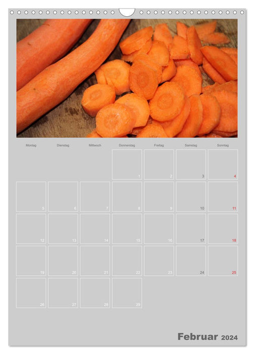 Culinary herbs and vegetables (CALVENDO wall calendar 2024) 