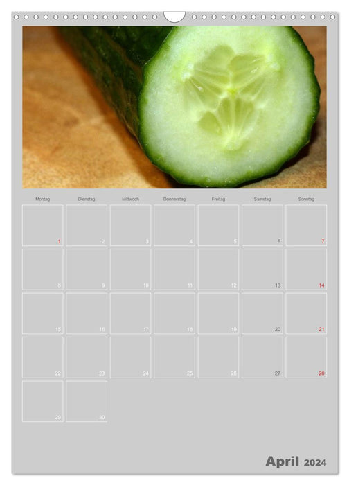 Culinary herbs and vegetables (CALVENDO wall calendar 2024) 