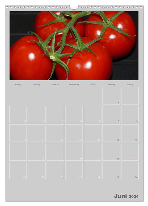 Culinary herbs and vegetables (CALVENDO wall calendar 2024) 