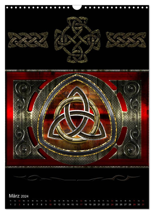 Keltische Symbole (CALVENDO Wandkalender 2024)