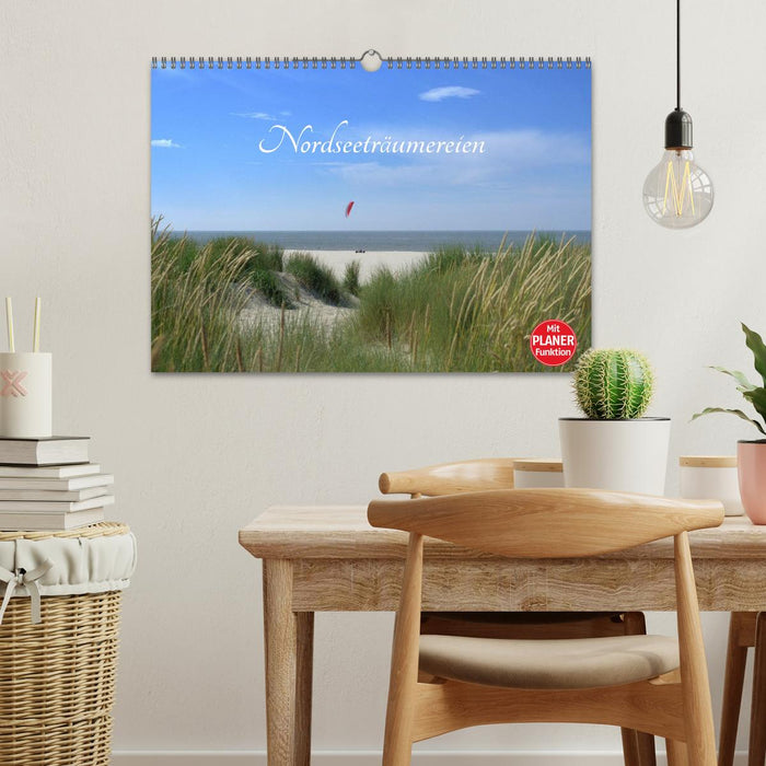 North Sea reverie with planner function (CALVENDO wall calendar 2024) 