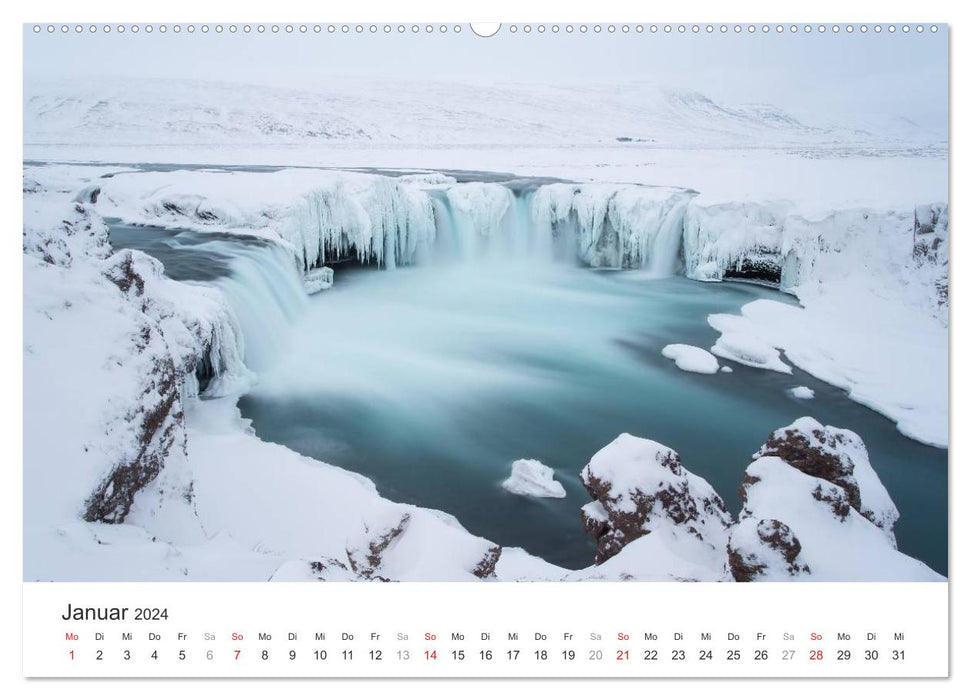 Waterfalls of Europe (CALVENDO Premium Wall Calendar 2024) 