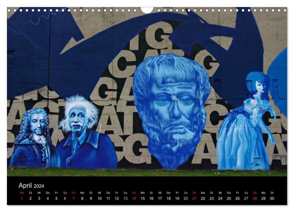 Grafitti art (CALVENDO wall calendar 2024) 