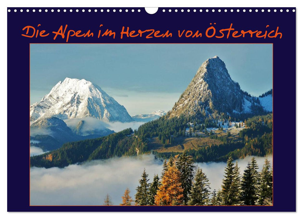 Les Alpes au cœur de l'Autriche (calendrier mural CALVENDO 2024) 