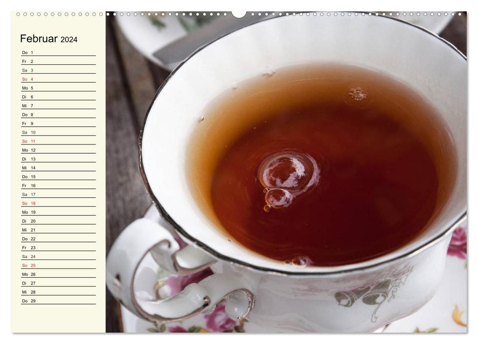 It's time for tea. Impressions (CALVENDO Premium Wall Calendar 2024) 
